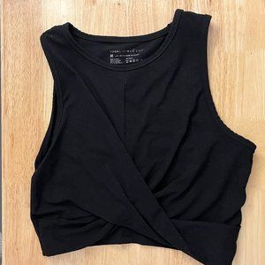 Yogalicious Black Cropped Tank Top